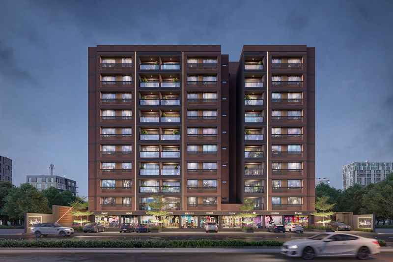 3 BHK Apartment 913 Sq.ft. for Sale in Satellite, Ahmedabad