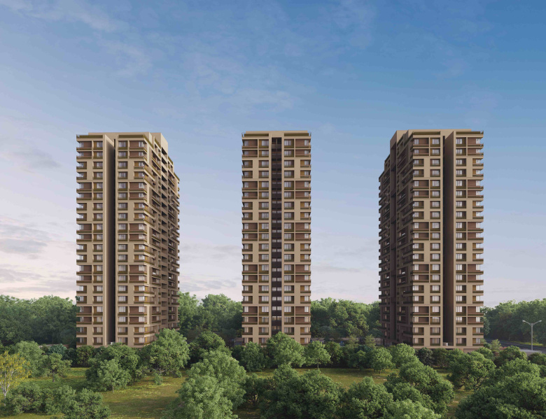 3 BHK 1379 Sq.ft. Apartment for Sale in Shantigram, Ahmedabad