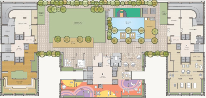 4 BHK 1479 Sq.ft. Apartment for Sale in Shantigram, Ahmedabad
