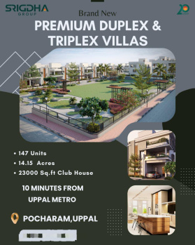 3 BHK Villa for Sale in Pocharam, Hyderabad
