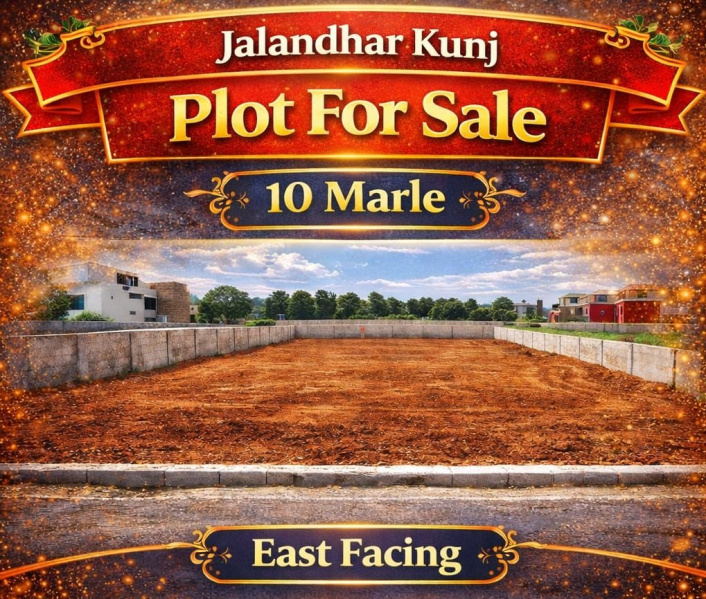  10 Marla Residential Plot for Sale in Jalandhar Kunj
