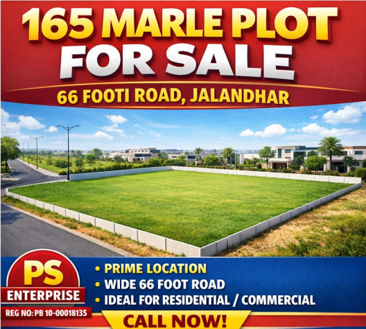  165 Marla Commercial Land for Sale in 66 Feet Road, Jalandhar