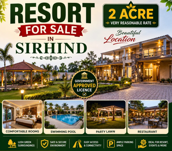  2 Acre Hotels for Sale in Shaheed Bhagat Singh Nagar, Ludhiana