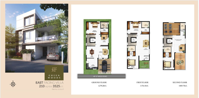 4 BHK 2800 Sq.ft. Villa for Sale in Gundlapochampalli, Hyderabad
