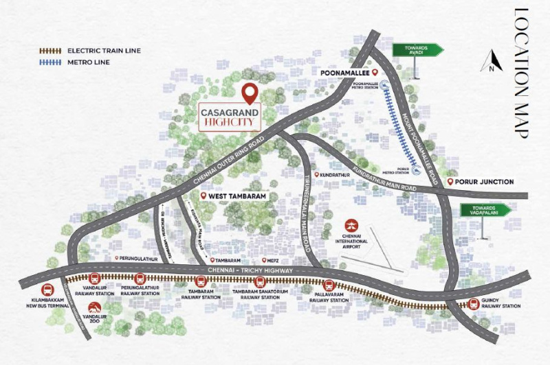 2 BHK 1109 Sq.ft. Apartment for Sale in Tambaram, Chennai
