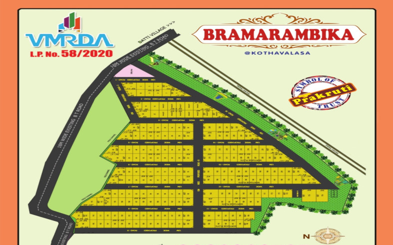 200 Sq. Yards Residential Plot for Sale in Bhogapuram, Vizianagaram