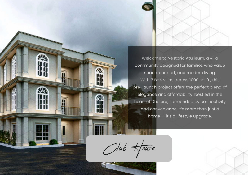 3 BHK 1000 Sq.ft. Villa for Sale in Dholera, Ahmedabad