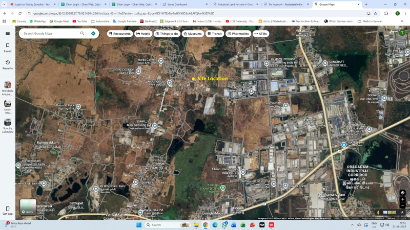  3105 Sq.ft. Industrial Land for Sale in Acharapakkam, Kanchipuram