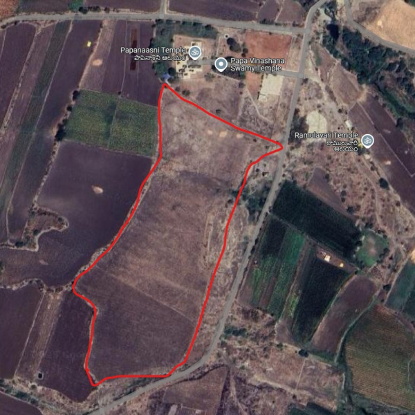  16 Acre Residential Plot for Sale in Alampur, Gadwal