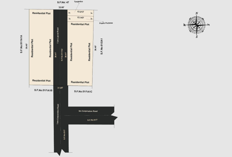  1200 Sq.ft. Residential Plot for Sale in Vellalore, Coimbatore