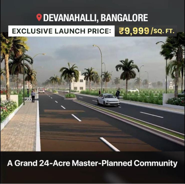  1200 Sq.ft. Residential Plot for Sale in Devanahalli, Bangalore