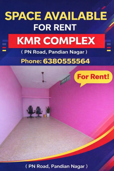  250 Sq.ft. Commercial Shop for Rent in Pandian Nagar, Tiruppur, Tirupur