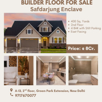 4 BHK Builder Floor for Sale in Safdarjung Enclave, Delhi