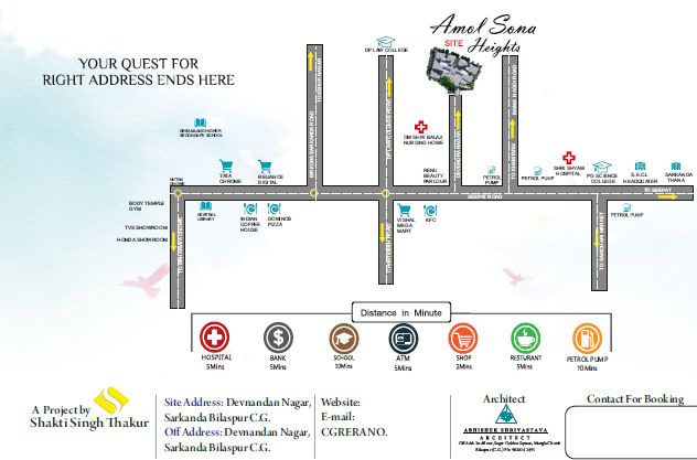  867 Sq.ft. Penthouse for Sale in Sarkanda, Bilaspur