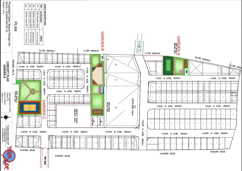  1396 Sq.ft. Residential Plot for Sale in Bothli, Nagpur