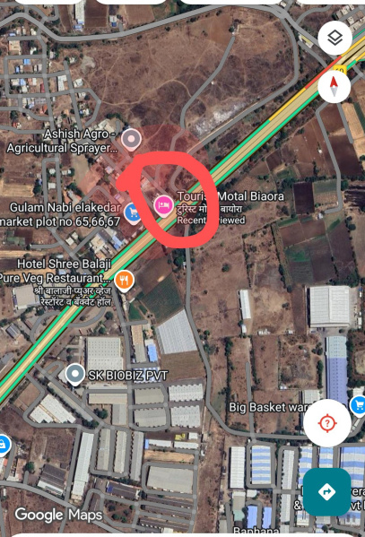  935 Sq. Meter Commercial Land for Sale in Ozar, Nashik