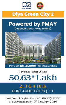 2 BHK Flat for Sale in NH 24 Highway, Ghaziabad