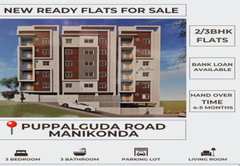 3 BHK Flat for Sale in Manikonda, Hyderabad