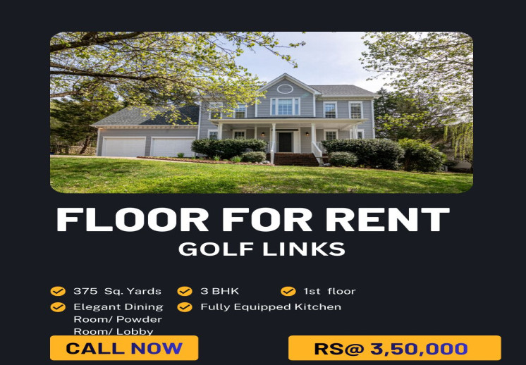 3 BHK 400 Sq. Yards Builder Floor for Rent in Golf Links, Delhi