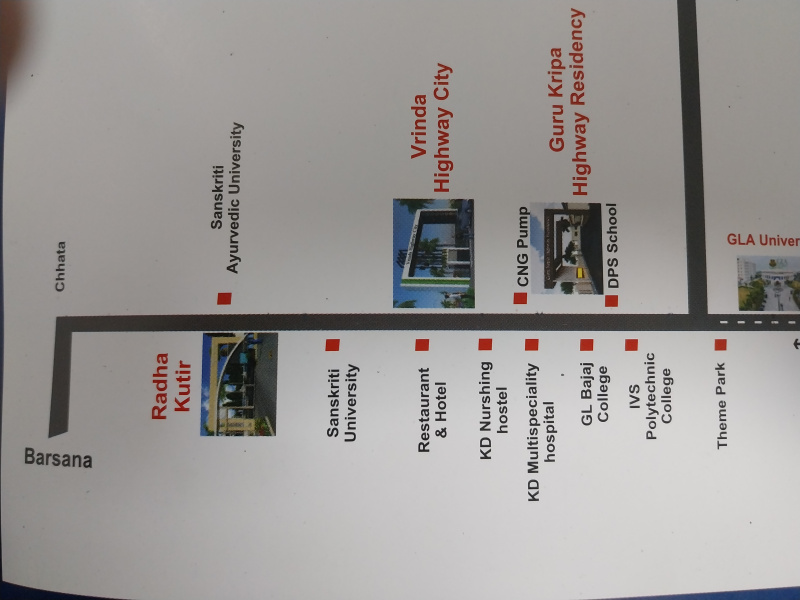  1098 Sq.ft. Residential Plot for Sale in NH-19, Vrindavan