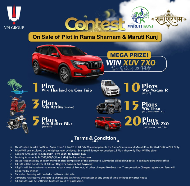  90 Sq. Yards Residential Plot for Sale in Ramtal Kund, Vrindavan