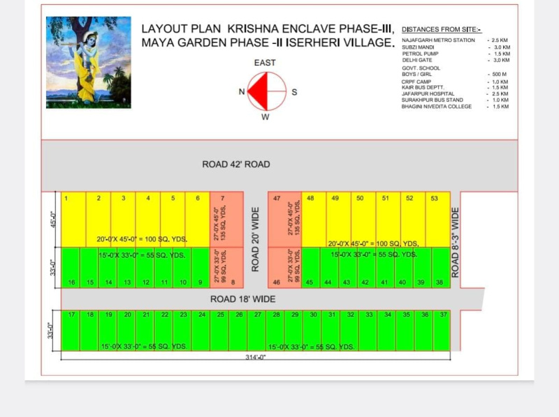  500 Sq.ft. Residential Plot for Sale in Bahadurgarh Bypass