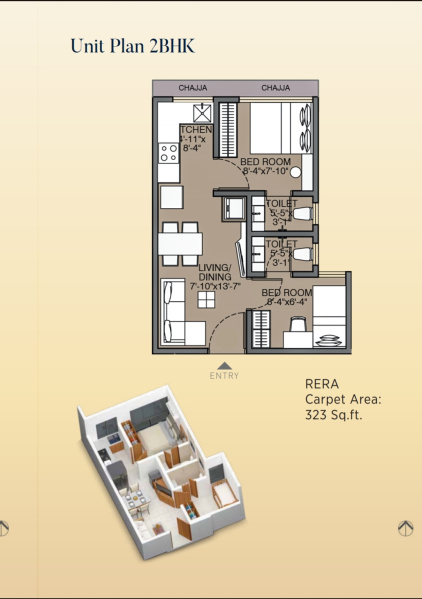 1 BHK 387 Sq.ft. Apartment for Sale in Akurli Road Kandivali East, Mumbai