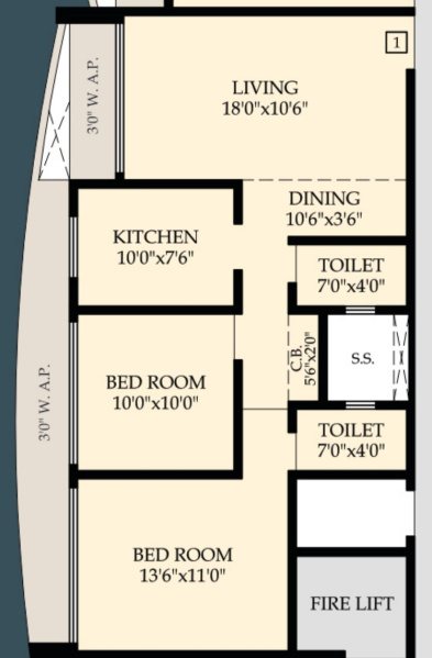 2 BHK 836 Sq.ft. Apartment for Sale in Vinay Nagar, Mira Road East, Mumbai