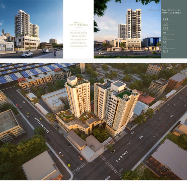 2 BHK 1017 Sq.ft. Apartment for Sale in Malad West, Mumbai