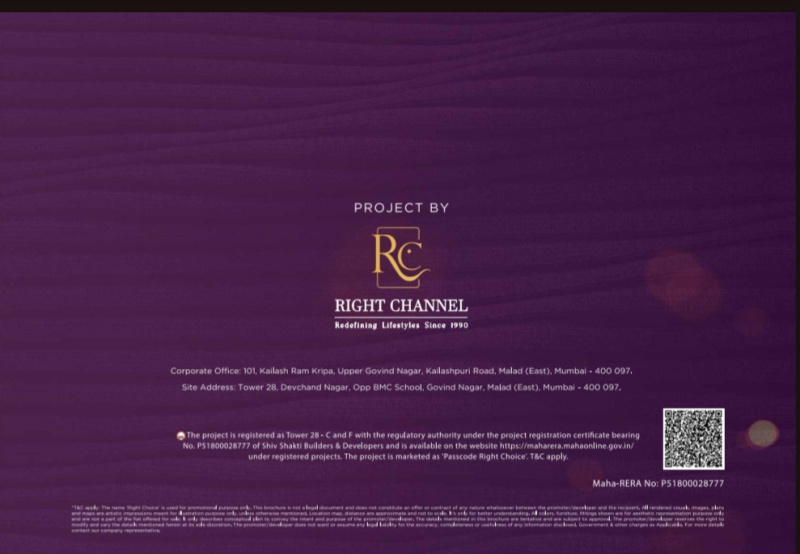 2 BHK 723 Sq.ft. Apartment for Sale in Govind Nagar, Malad East, Mumbai