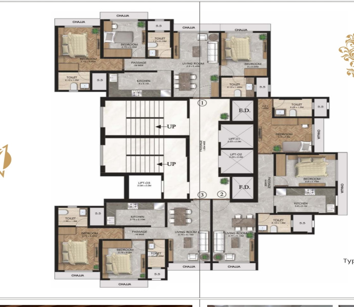 3 BHK 933 Sq.ft. Apartment for Sale in Vinay Nagar, Mira Road East, Mumbai