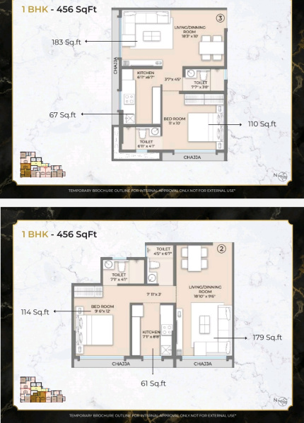 3 BHK 1103 Sq.ft. Apartment for Sale in Malad West, Mumbai