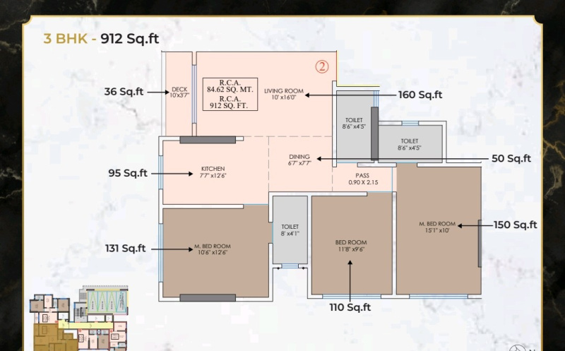 1 BHK 536 Sq.ft. Apartment for Sale in Kandivali West, Mumbai