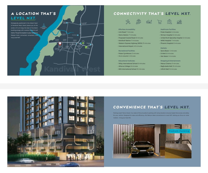 2 BHK 530 Sq.ft. Apartment for Sale in Charkop, Kandivali West, Mumbai