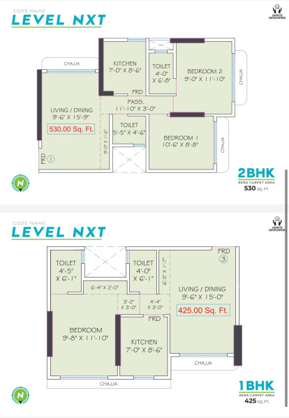 2 BHK 652 Sq.ft. Apartment for Sale in Charkop, Kandivali West, Mumbai