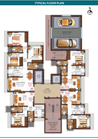 3 BHK 829 Sq.ft. Apartment for Sale in Charkop, Kandivali West, Mumbai