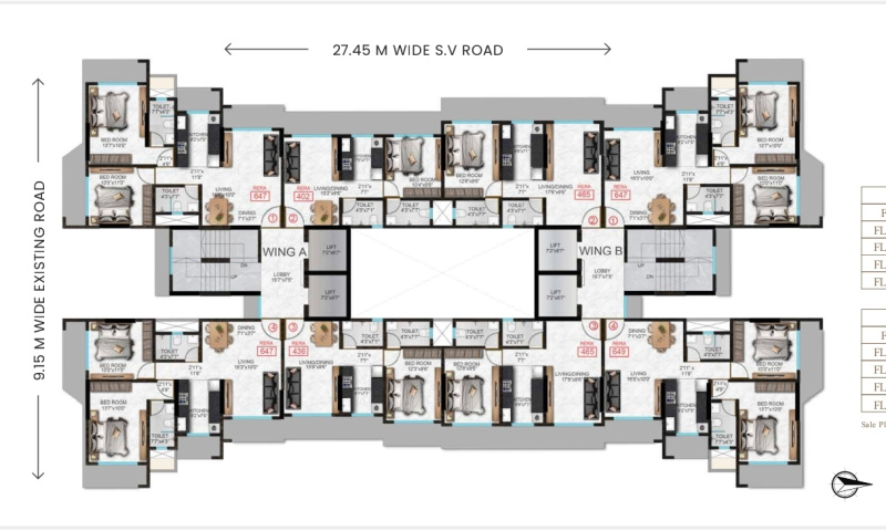 2 BHK 777 Sq.ft. Apartment for Sale in Shailendra Nagar, Dahisar East, Mumbai