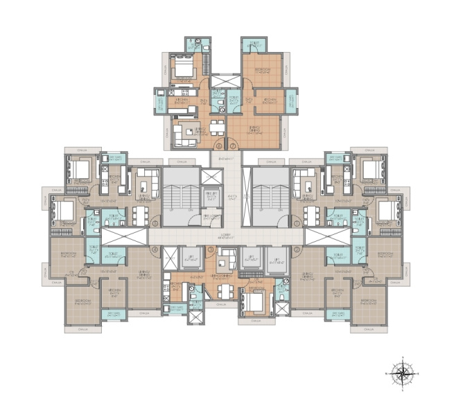 2 BHK 719 Sq.ft. Apartment for Sale in Ramdev Park, Mira Road East, Mumbai