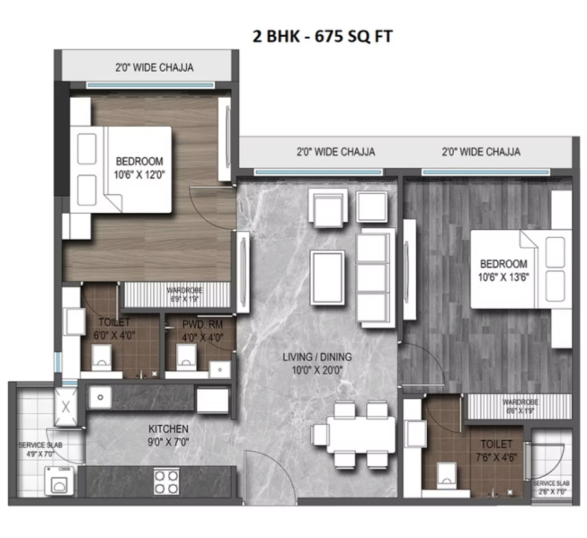 1 BHK 401 Sq.ft. Apartment for Sale in Oshiwara, Andheri West, Mumbai