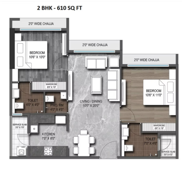 4 BHK 1210 Sq.ft. Apartment for Sale in Oshiwara, Andheri West, Mumbai