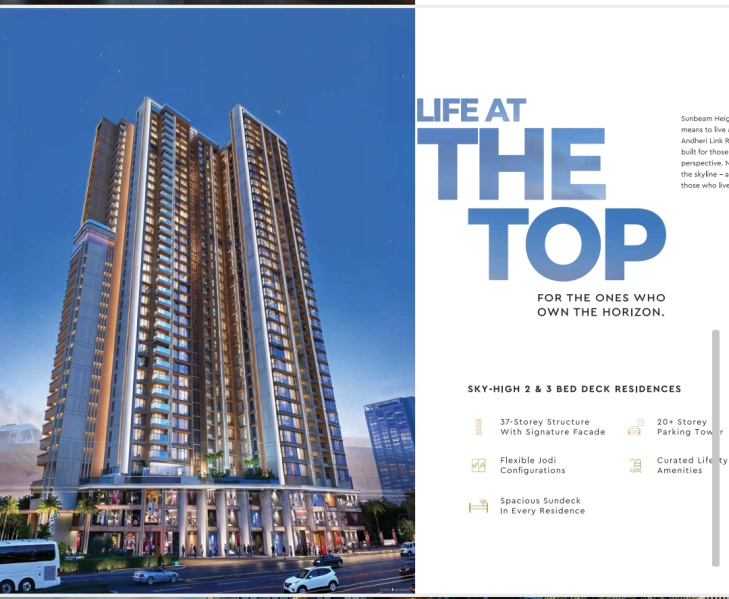 2 BHK 708 Sq.ft. Apartment for Sale in Oshiwara, Andheri West, Mumbai