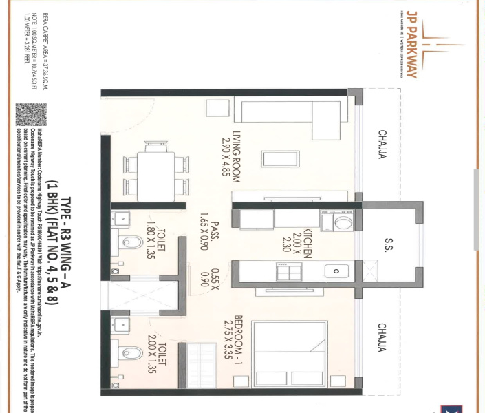 2 BHK 604 Sq.ft. Apartment for Sale in Western Express Highway, Andheri East, Mumbai