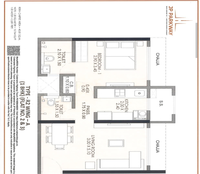 2 BHK 638 Sq.ft. Apartment for Sale in Andheri East, Mumbai