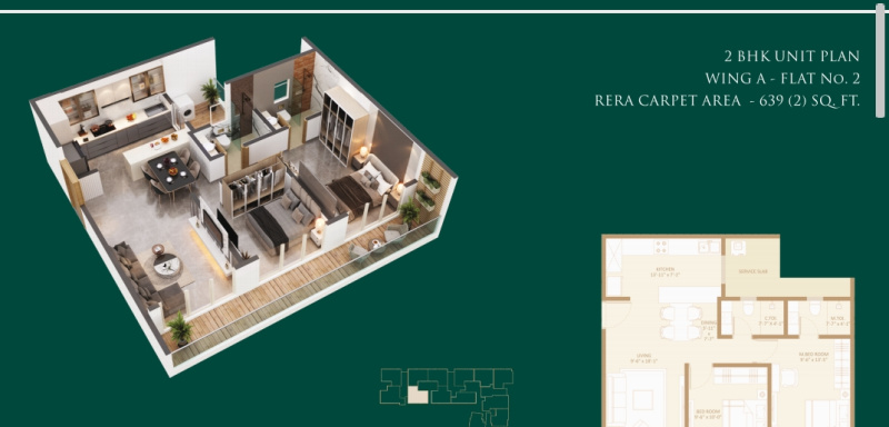 2 BHK 720 Sq.ft. Apartment for Sale in Majas Wadi, Jogeshwari East, Mumbai