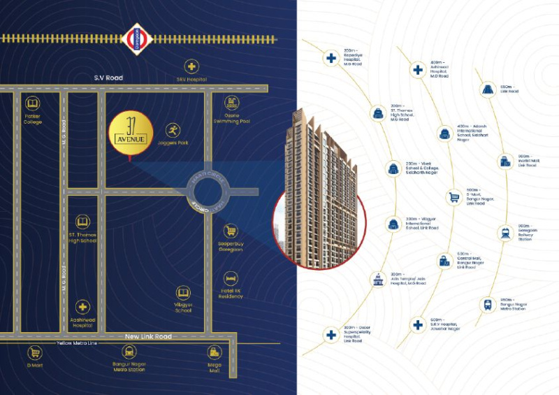 2 BHK 637 Sq.ft. Apartment for Sale in Goregaon West, Mumbai