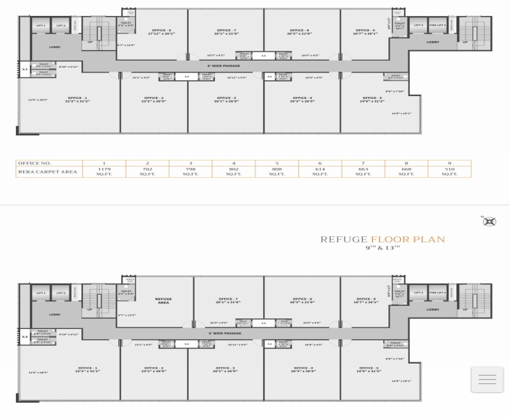  798 Sq.ft. Office Space for Sale in Vinay Nagar, Mira Road East, Mumbai