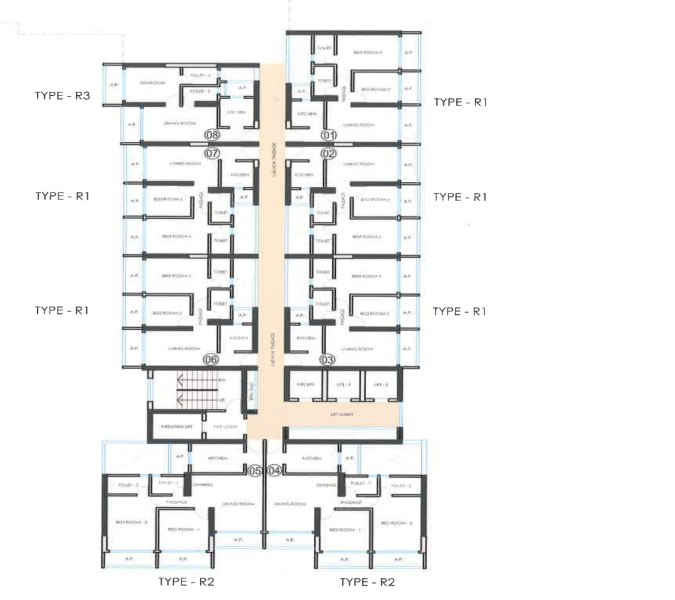 3 BHK 799 Sq.ft. Apartment for Sale in Mira Road East, Mumbai