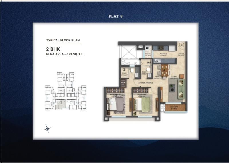 3 BHK 800 Sq.ft. Apartment for Sale in Goregaon East, Mumbai