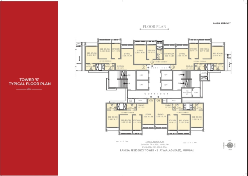 3 BHK 1294 Sq.ft. Apartment for Sale in Goregaon East, Mumbai