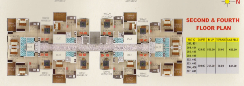 2 BHK 767 Sq.ft. Apartment for Sale in Kirkatwadi, Pune